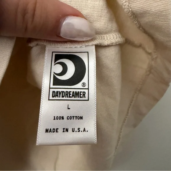 DAYDREAMER Nice List Shirt Cream & Green Velvet - Picture 5 of 5